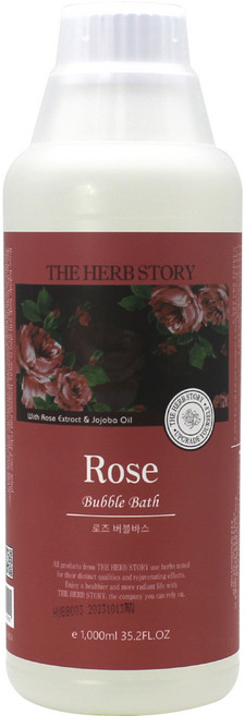 더허브스토리 아로마 버블바스 입욕제 대용량1000ml, 1L, 1개