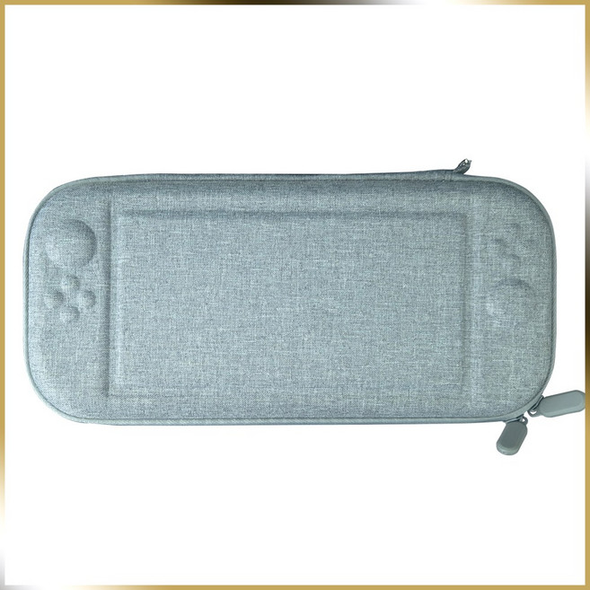 여행/외출용 닌텐도 스위치 2 수납 파우치 간편 보관 스트랩 파우치, 1개, 그레이, (140-4002)