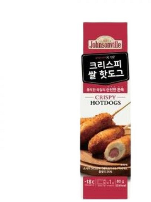 쟌슨빌 크리스피 핫도그 80g 7개, 1개