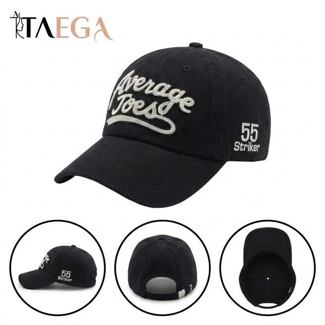 태가 TAEGA 빈티지 워싱 볼캡 빈티지 자수 깊은핏 TG02BC