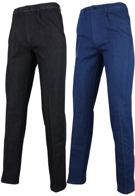 [더빅보스] 여름 작업복 남자 청작업복 1+1 청바지 스판 데일리 팬츠 빅사이즈 30~44인치