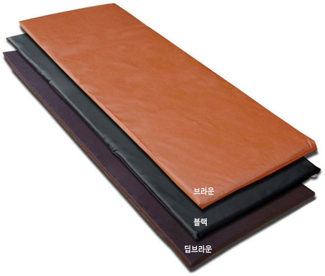 월드 일자형 레자 매트리스, 딥브라운, 일자형-딥 브라운[중](82x190x4.2cm)