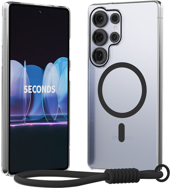 5세컨즈 레온 맥세이프 호환 케이스 + 스트랩 + 카메라 풀커버 올인원 세트