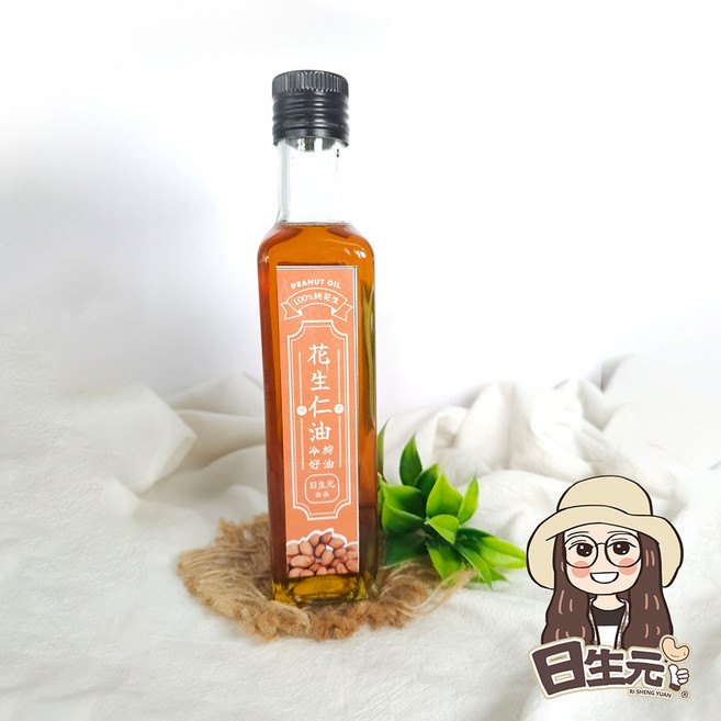 日生元 純花生仁油, 1個, 花生油 250ml