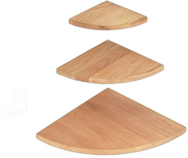 L자형 원목 코너 벽 선반 거실 틈새 수납 책장 진열장 우드, E. 바니시 반경 25cm