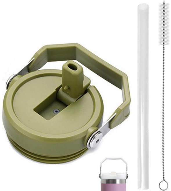 Siemzon 텀블러 밀폐 뚜껑 20온스 30온스휴대용 밀폐 뚜껑, 초록색, 1개, 887ml