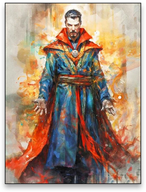 영화 아트 포스터 아이언 맨 데드 풀 캔버스 페인팅 클래식 캐릭터 벽화 홈 벽 장식 선물, 50x70cm Unframed, B063