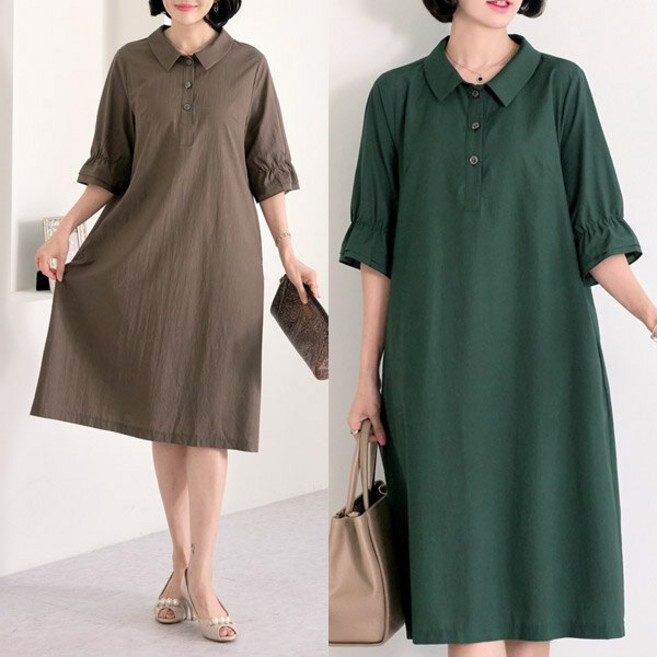 Rosemom [엄마옷 로즈맘] 차강카라면원피스 3039753