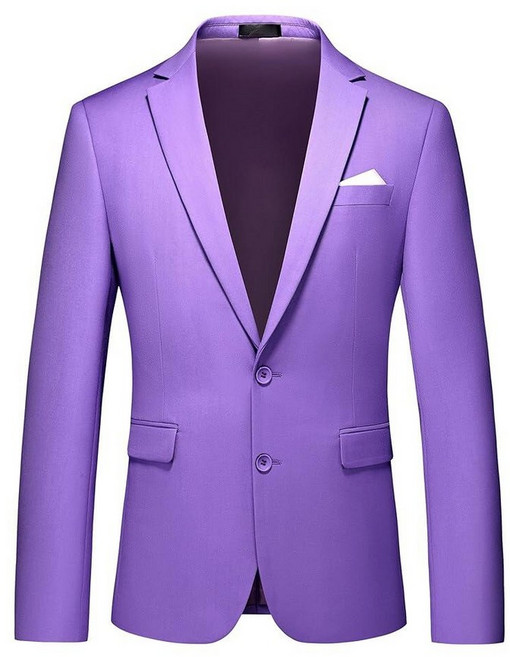 MOGU Men's Slim Fit Sport Coat Blazer Casual Formal Suit Jacket for Wedding Party Prom and Homecom