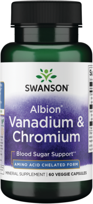스완슨 알비온 바나듐 & 크로뮴 베지 캡슐, 1개, 60정