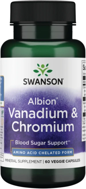스완슨 알비온 바나듐 & 크로뮴 베지 캡슐, 1개, 60정 - 쿠팡
