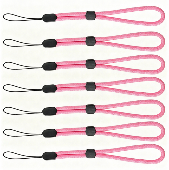 다람앤토리 다용도 핸드 스트랩 휴대폰 줄, 10개, 연핑크