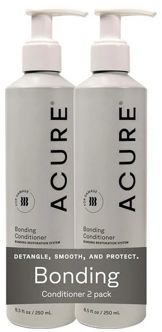Acure 본딩 컨디셔너 - 여성 및 남성용 딥 모이스처 컨디셔너 건조 손상 미세 건조 손상 염색 모발 코코아 버터 및 아보카도 오일 비건 파라벤 및 황산염 프, 250ml - 쿠팡
