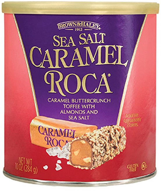 아몬드 로카 씨 쏠트 카라멜 로카 Almond Roca Sea Salt Caramel Roca Canister 10 oz, 1개, 284g
