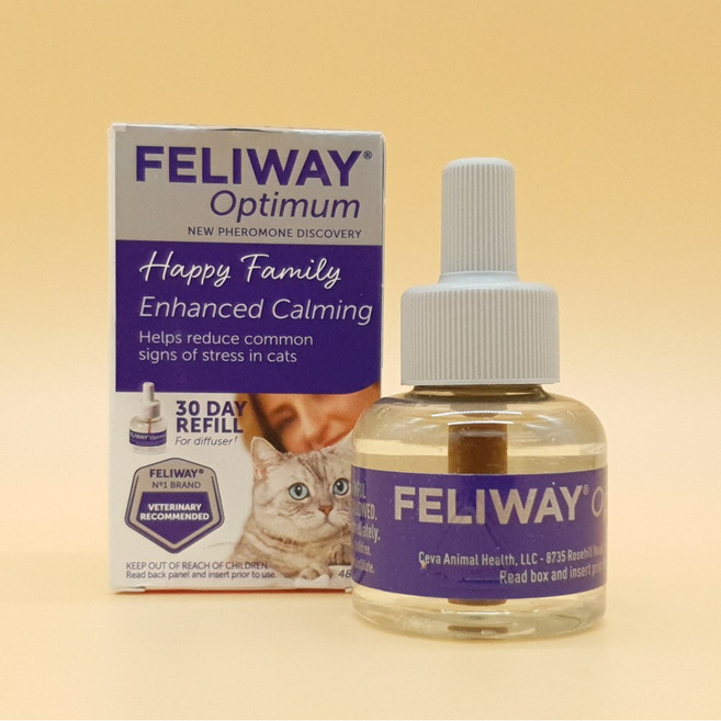 펠리웨이 옵티멈 고양이 페로몬 이사 스트레스 진정 외출용 합사용, 1개