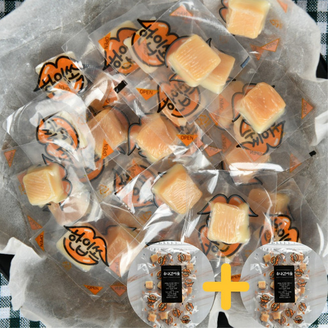 유나건어물 원쁠원 한입쏙 치즈오징어, 95g, 2개