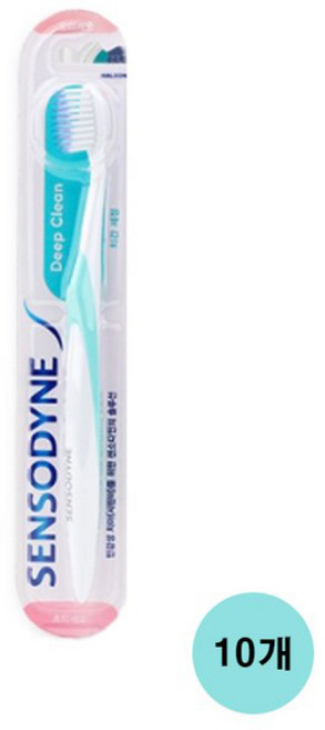 센소다인 딥클린 초미세모 칫솔, 1개입, 10개