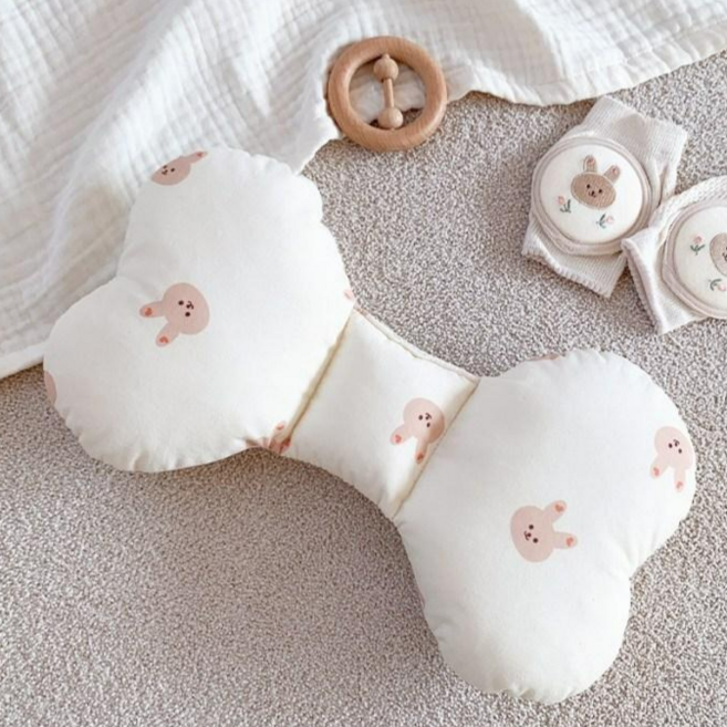 돗투돗 동물친구들 사계절 아기 캔디베개 아기 목베개 쿠션, 깡총돗바니-캔디베개, 1개