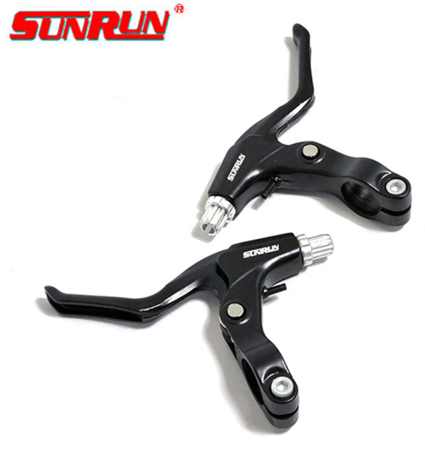 SUNRUN 선런 올알루미늄 4핑거 MTB 브레이크 레버 좌우한세트, 1세트