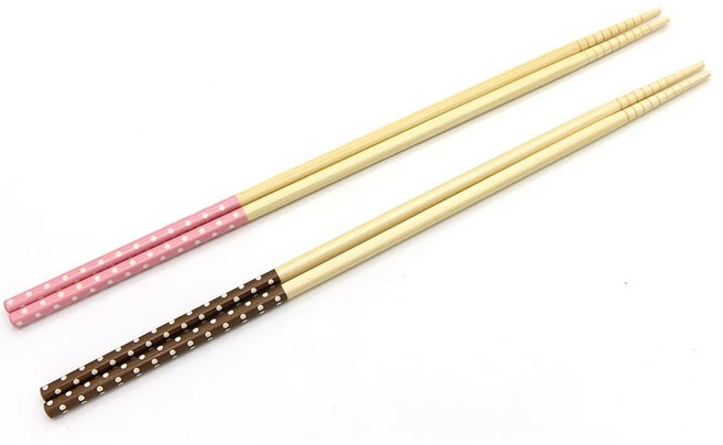 고급 대나무 튀김젓가락 39cm 45cm, 02.고급대나무 튀김젓가락 핑크, 1개 - 쿠팡