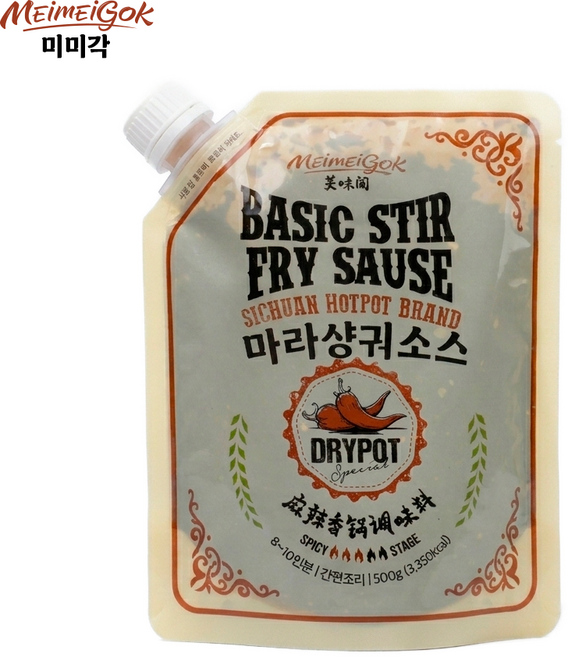 미미각 마라샹궈 소스 마라맛 볶음소스, 3개, 500g