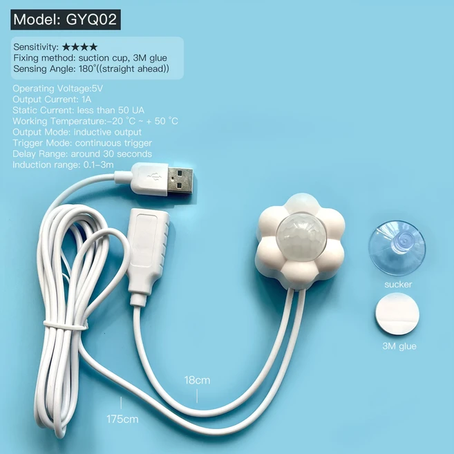 고양이정수기 모션 센서 고양이 개 물 분수 필터 디스펜서 스마트 적외선 Usb 범용 애완 동물 액세서리 감, 02 GYQ02, 1개