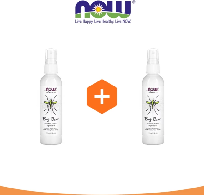 1+1 나우푸드 곤충 모기 기피제 118ml 시트러스 향 Bug ban 버그 밴, 2개 - 쿠팡