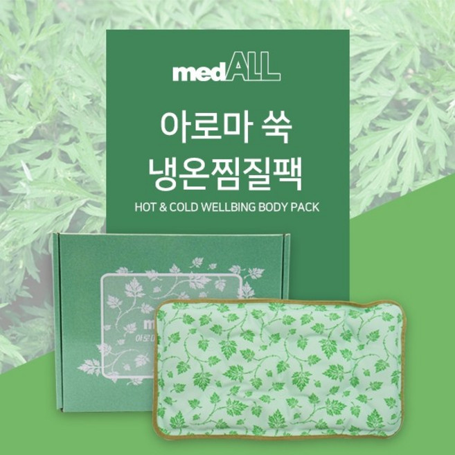 아로마 쑥 냉온 찜질팩 사각, 1개
