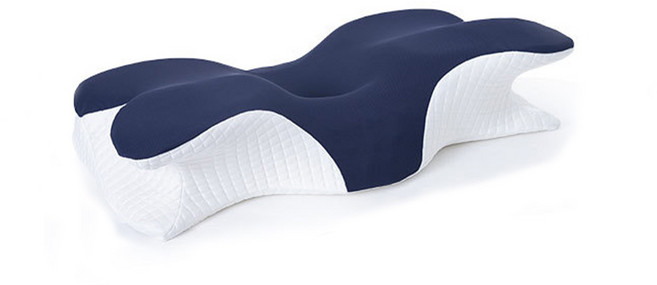 Equator 6D 경추베개 목 베개 메모리폼 베개 나비잠 베개 메모리폼 경추베개 목편한 수면 목베개 옆으로자는 베개 인체공학 숙면 베개, 1개, 하양