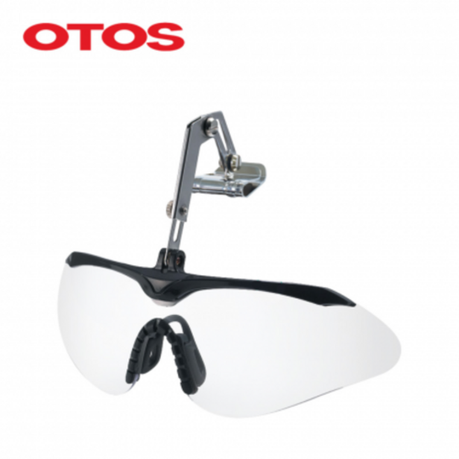 OTOS 오토스 A-644A 클립형 안전모장착 투명 보안경, 1개