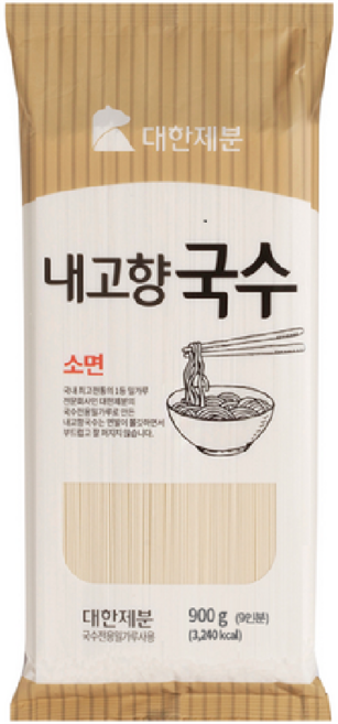 대한제분 곰표 내고향국수, 900g, 1개