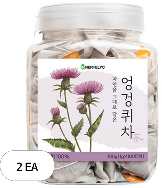 이너블릭 엉겅퀴차, 1g, 100개입, 2개