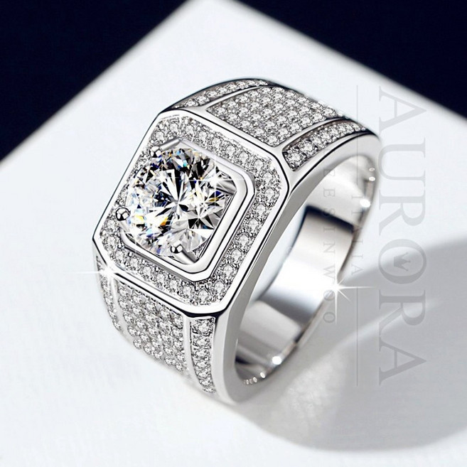 3캐럿 메인 다이아몬드 Moissanite 반지 BAN-2559