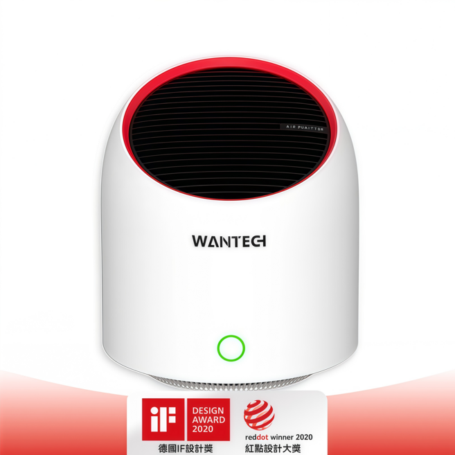 WANTECH 空氣清淨機 HEPA濾網 桌面型 A2, 白色, A2空氣清淨機WTA2KQJHQ