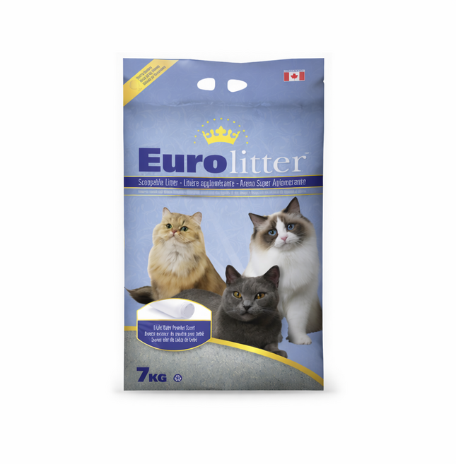 유로리터 고양이모래(베이비파우더), 7kg, 1개