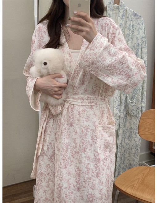 남녀공용 커플 샤워가운