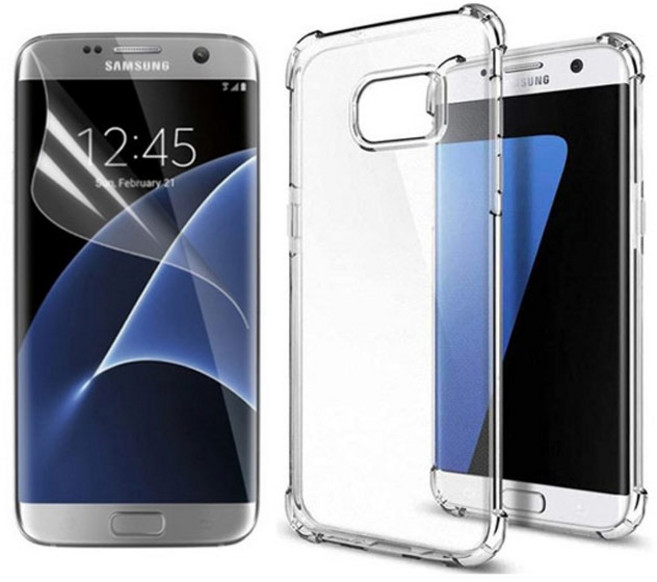 스톤스틸 풀커버 방탄 필름 1매 + 범퍼 케이스 1개, 1세트