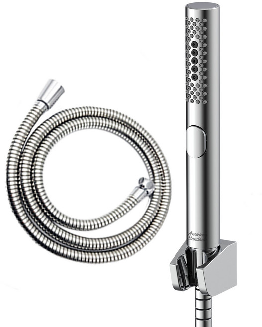 아메리칸스탠다드 미니말 3기능 샤워헤드 MGJA019+국산 황동스텐 1.5m 샤워호스세트, 크롬, 1개