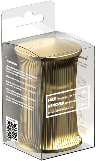 VALL 롤링 오일컨트롤 스페셜골드 롤러 / 얼굴 기름제거 피지케어 1년 사용 뷰티템, 1개, 백토볼