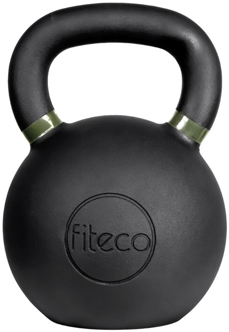 FITECO 프리미엄 케틀벨 크로스핏 전신운동, 1개, 40kg, 블랙