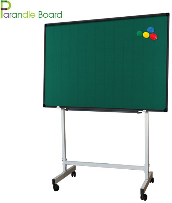 파란들칠판 자석 물백묵칠판+이동식스탠드, 블랙알미늄