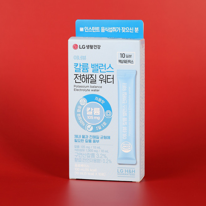 LG생활건강 이너뷰 칼륨밸런스 전해질워터 10포, 2개