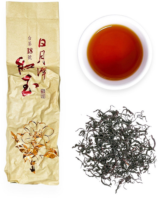日月潭台茶18號紅玉紅茶 肉桂清韻 薄荷涼感, 75gX4包/半斤