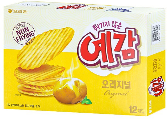 오리온 예감 오리지널 192g(16gx12봉지)x3개, 192g, 1개