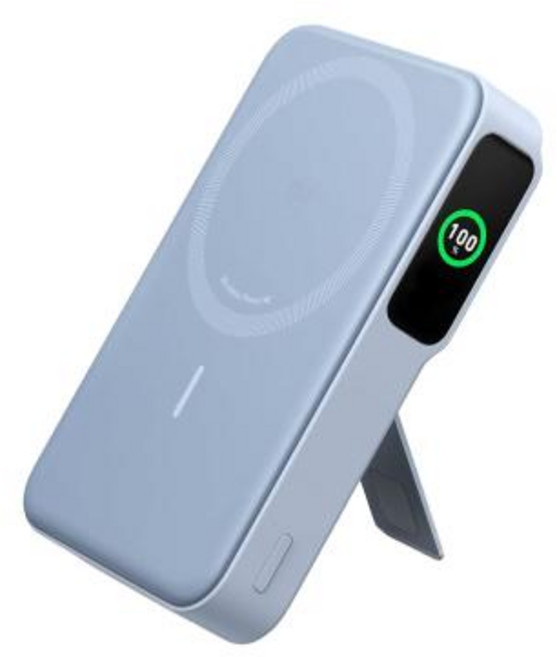 앤커 맥고 Qi2 파워뱅크 무선충전 마그네틱 맥세이프 호환 보조배터리 10000mAh 15W 블루 Anker MagGo Power, 2)파란색