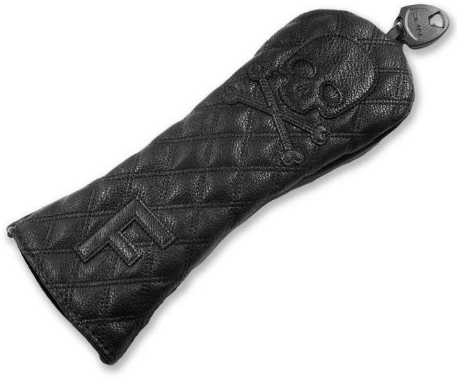 메다 골프 스컬 스티치 헤드커버, 블랙