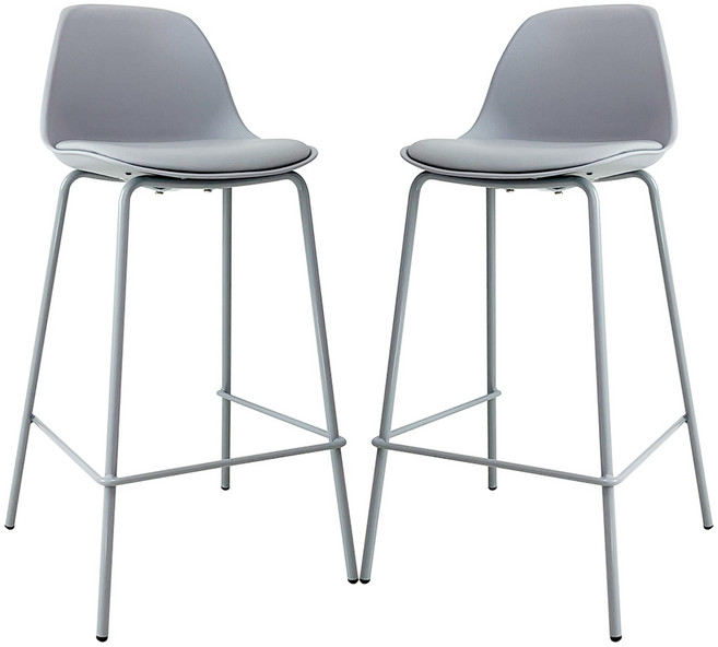 THEJOA 허그바체어 1+1 홈바체어 높은 빈티지 아일랜드 식탁 의자, 허그바체어-그레이, 2개