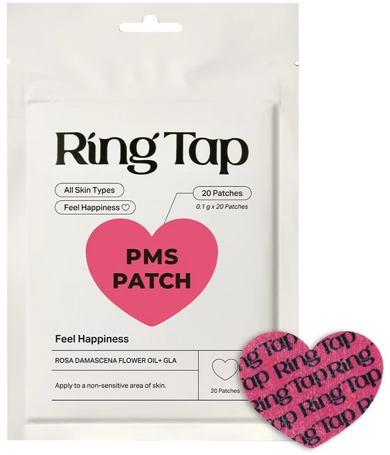 링탭 여성건강 월경전증후군 감마리놀렌산 PMS 패치, 1개, 20개 - 쿠팡
