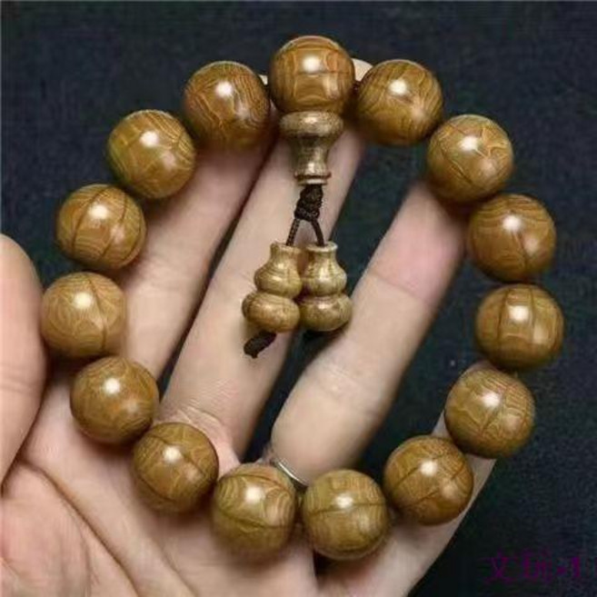 五臺山六道木念珠 108顆圓珠手串, 1個, 天然六道木15MM（福祿款）