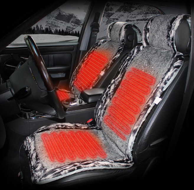차량용 열선시트 방석 온열 겨울 3단방석 12볼트전용 전기방석, 1개, 뒷자리